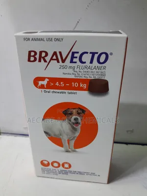 Bravecto 250 Mg Flurancer. >4.5 - 10 Kg 1 Oral Chewable Tablet