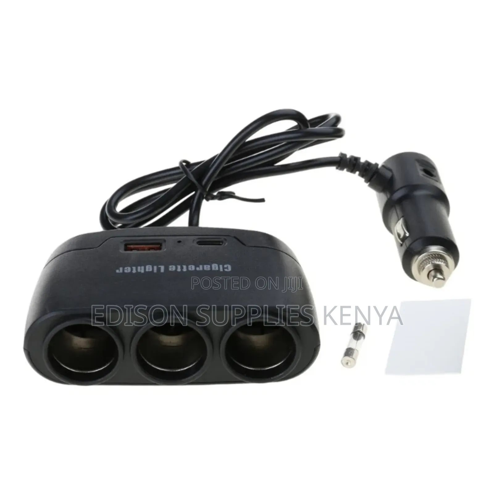 Car Power Inverter 3-Socket Car Cigarette Lighter Splitter Adapter