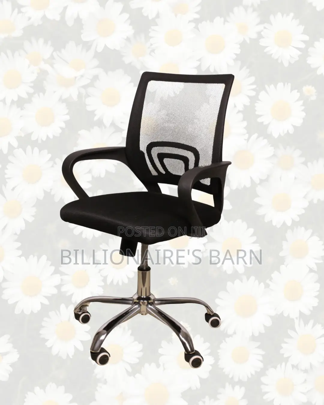 Black Compact Ergonomic Chair | Boardroom-Ready Style | Compact