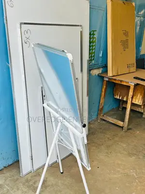 Multipurpose White Board With Easel Stand for Offices