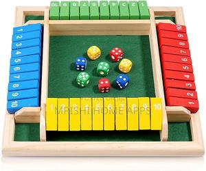 Shut the Box Dice Board Game - main view