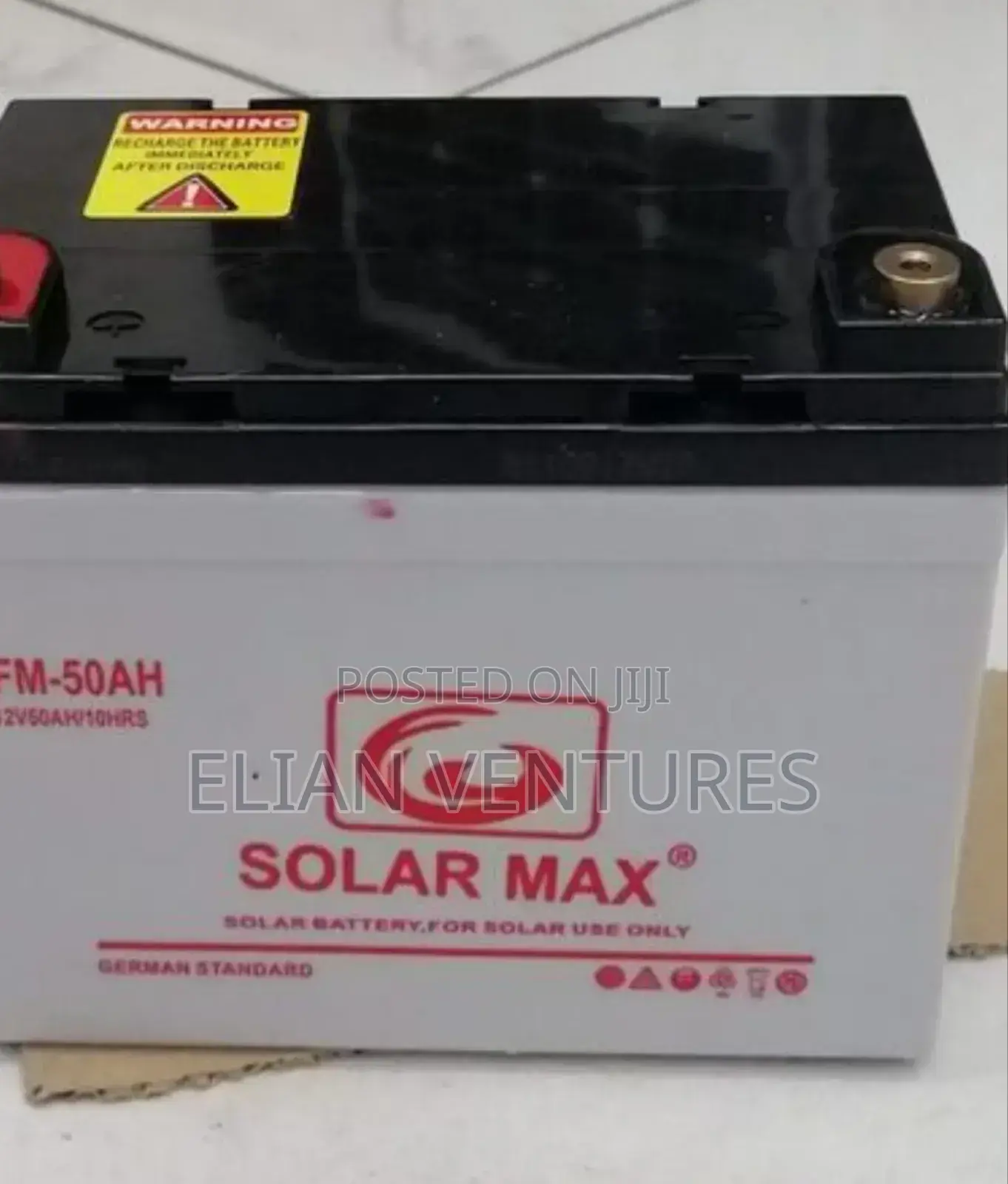 Newly Arrived 50 Ah Solarmax Battery