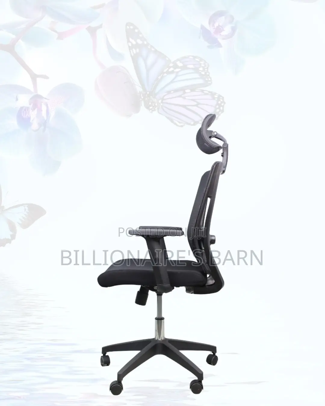 Black Ergonomic Mesh Chair | Boardroom-Ready Style | Durable