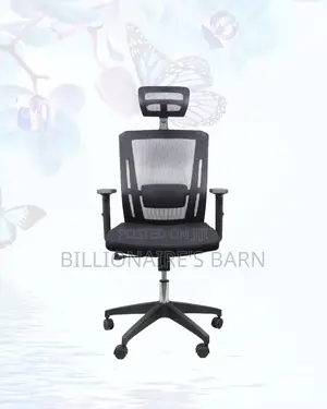 Black Ergonomic Mesh Chair | Boardroom-Ready Style | Durable