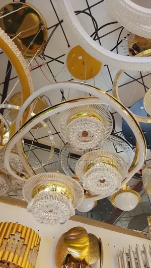 Beautiful Modern Crystal Ring Chandelier