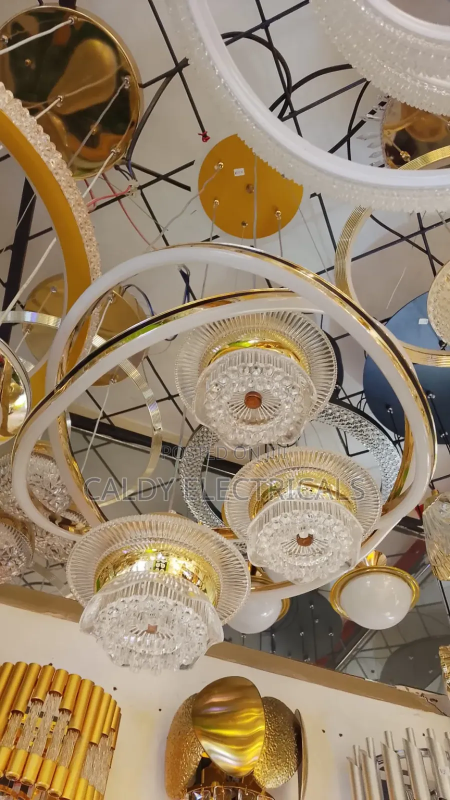 Beautiful Modern Crystal Ring Chandelier