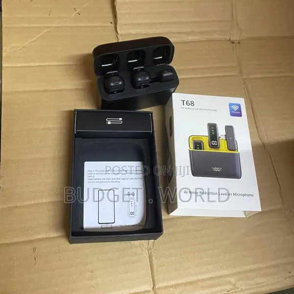 . T68 Mini Noise Cancelling Wireless Lapel Mic