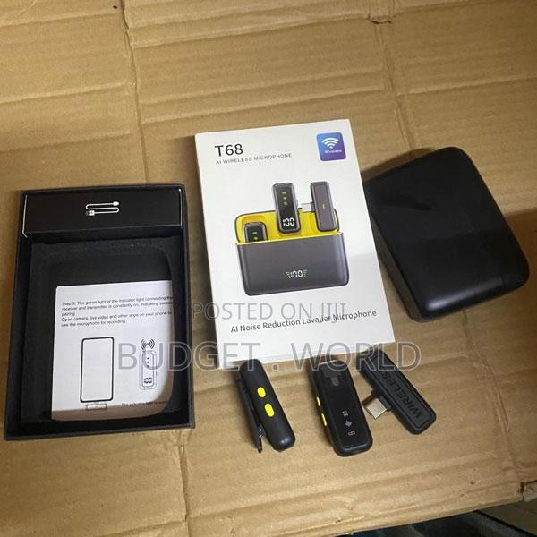 T68 Portable Wireless Lapel Microphone