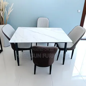 4 Seater Marble Dinning Table