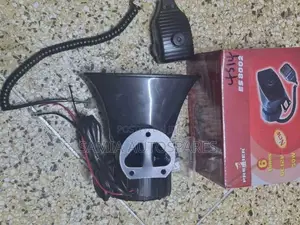 Car Siren Horn With a Megaphone Speaker