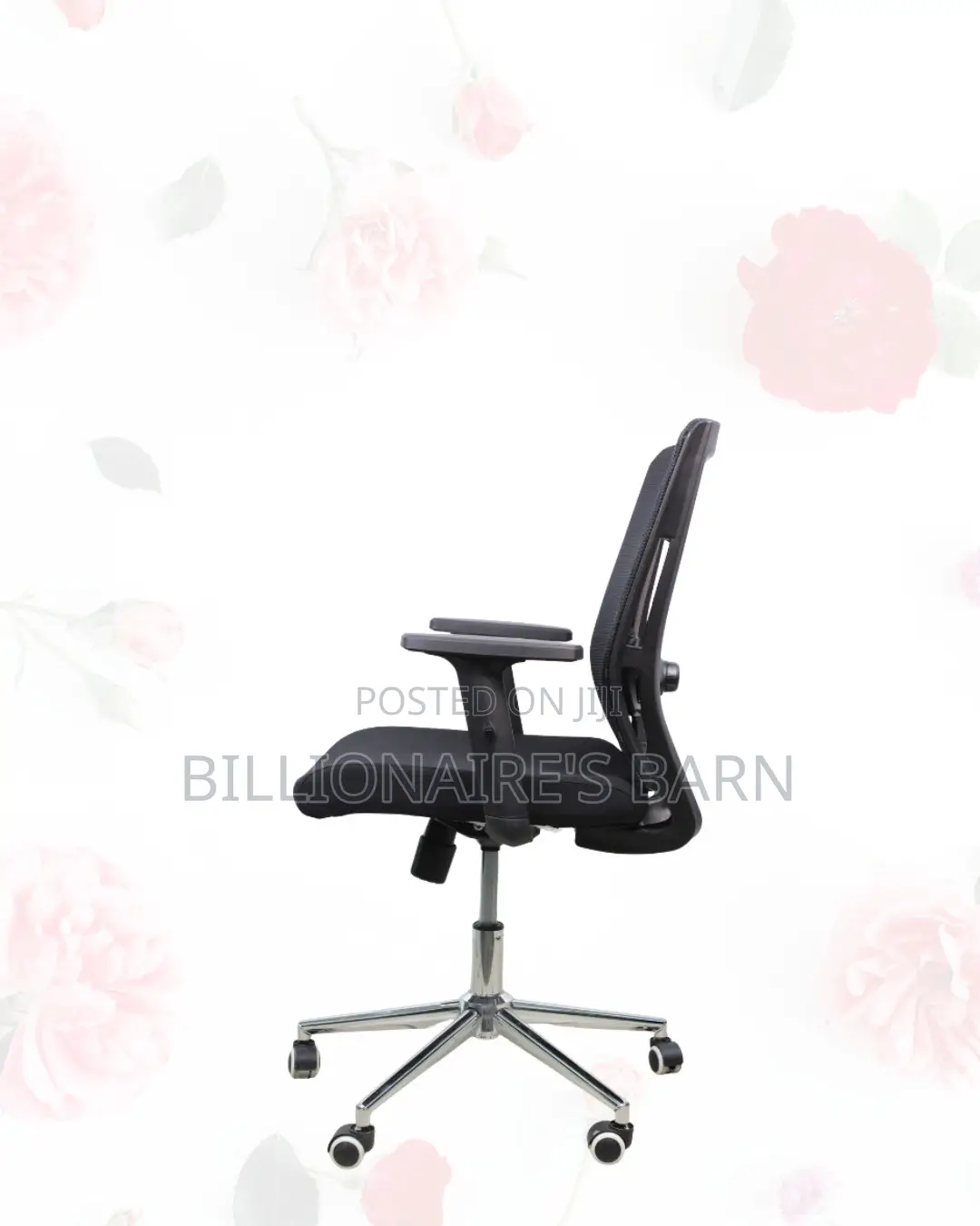 Black Origin Mesh Chair |Adjustable for Different Desk Heights |