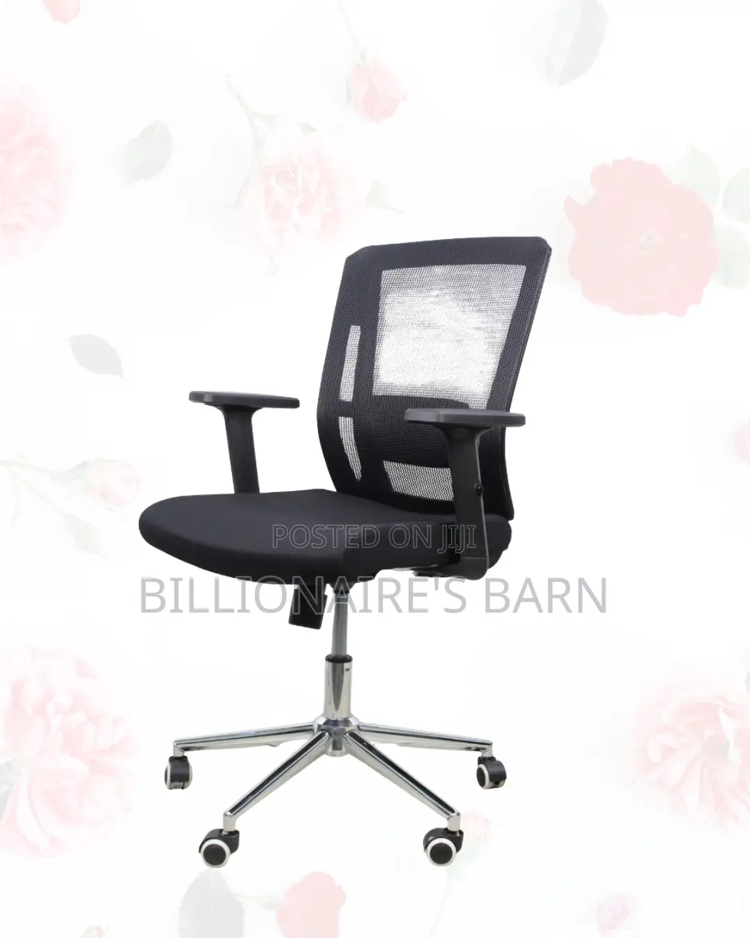 Black Origin Mesh Chair |Adjustable for Different Desk Heights |