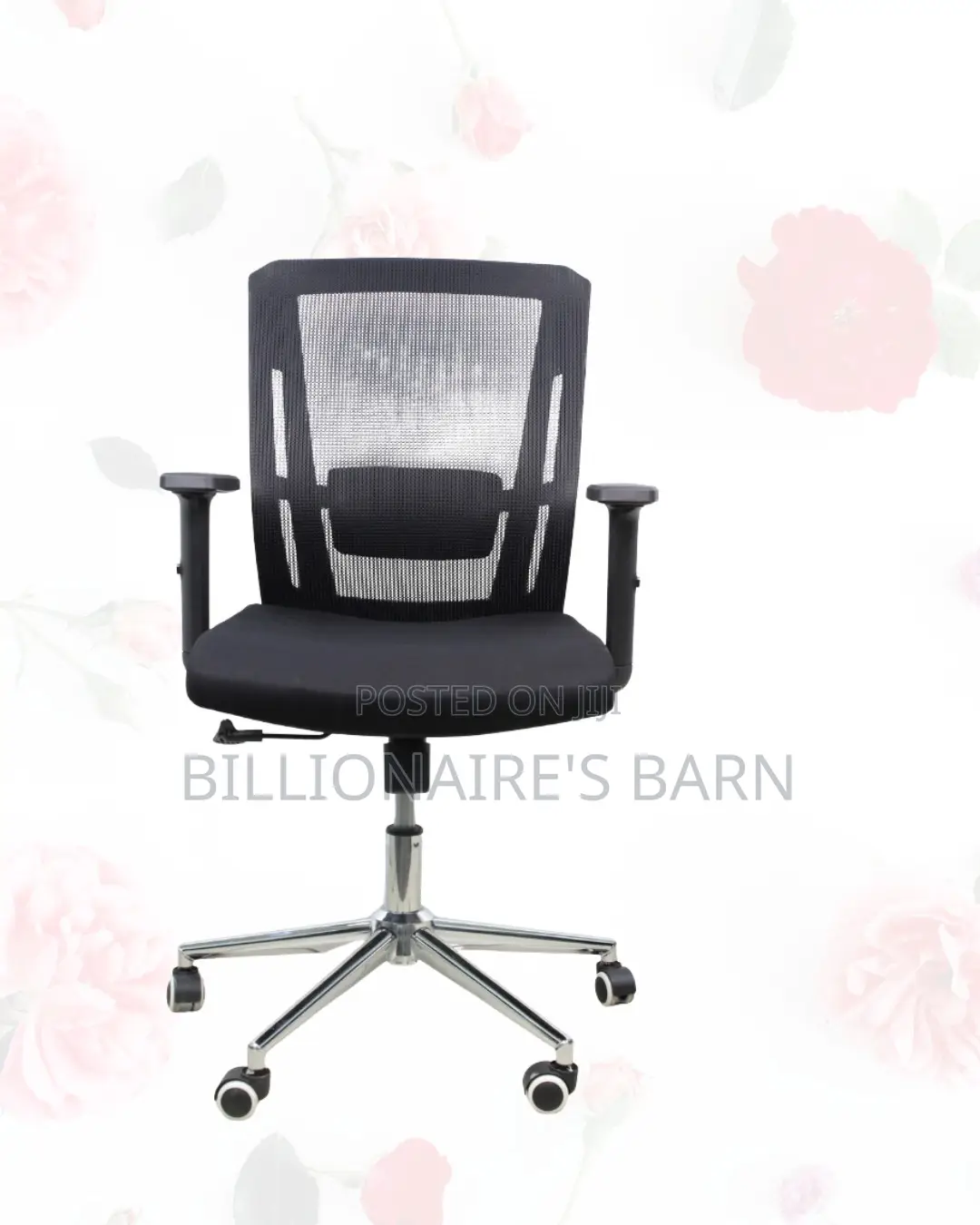 Black Origin Mesh Chair |Adjustable for Different Desk Heights |