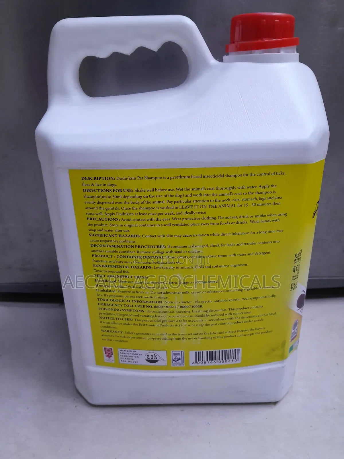 Dudukrin Insecticidal Pet Shampoo 5 Litre