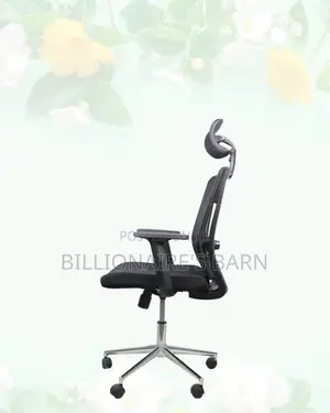 Black Ergonomic Mesh Chair | Adjustable for Different Desk Heights |