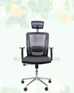 Black Ergonomic Mesh Chair | Adjustable for Different Desk Heights |