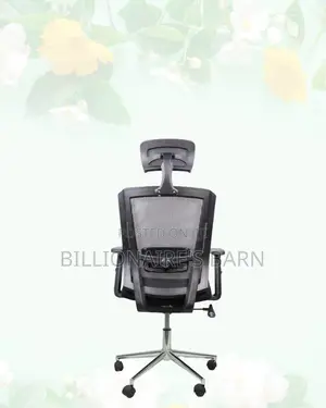 Black Ergonomic Mesh Chair | Adjustable for Different Desk Heights |
