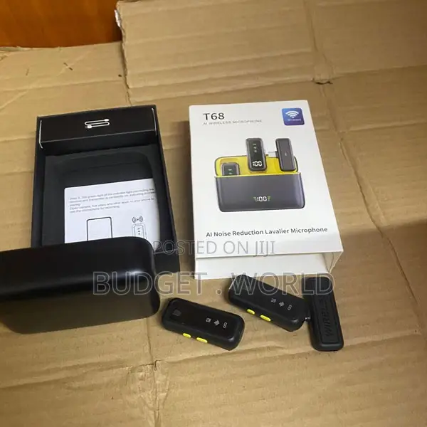 T68 Rechargeable Mini Lapel Mic