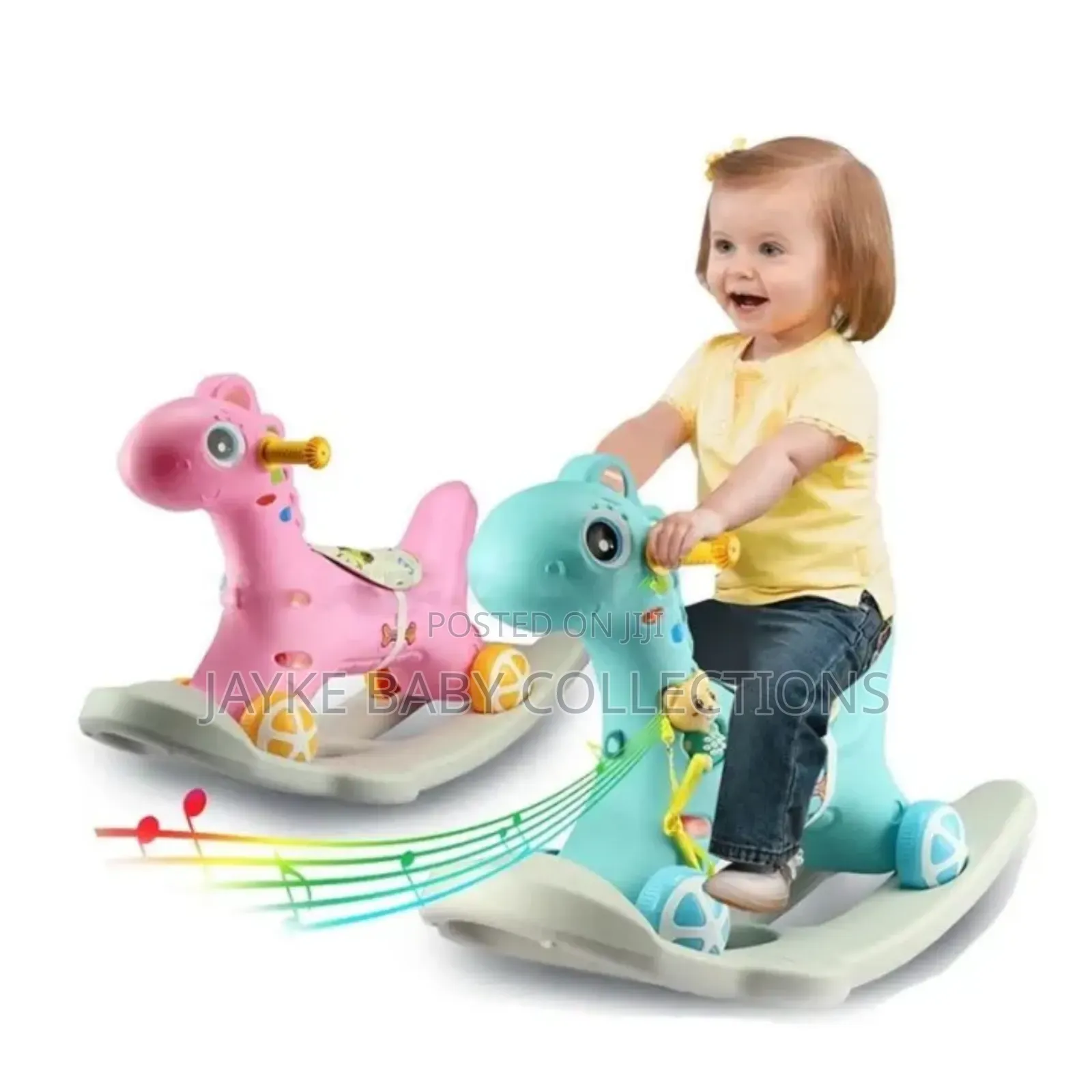 Active Toddlers? 2-in-1 Rocking Horse Push Car