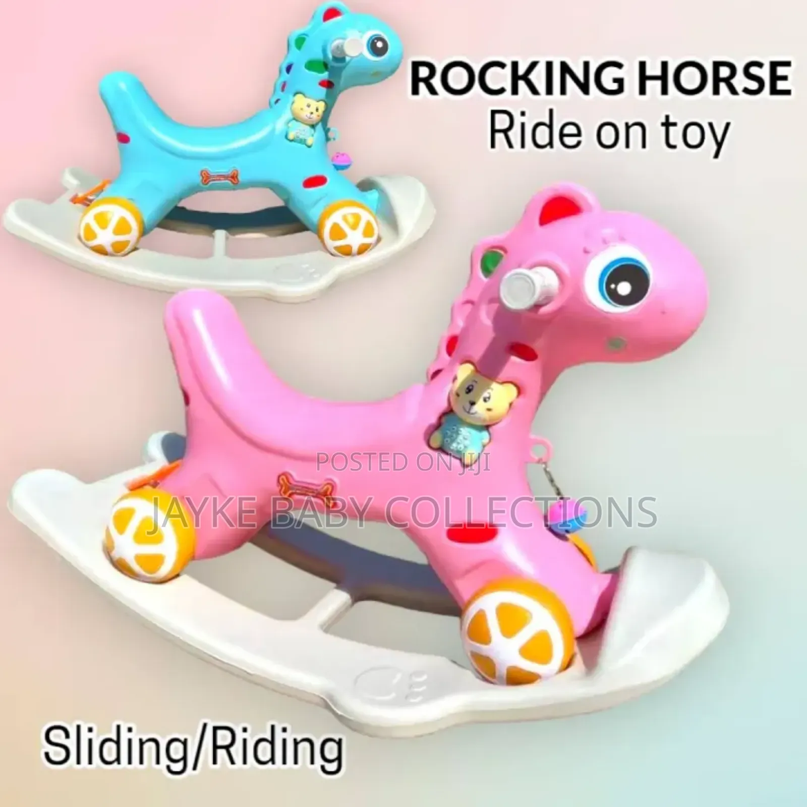 Active Toddlers? 2-in-1 Rocking Horse Push Car