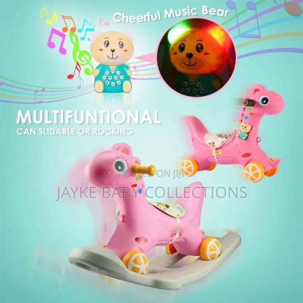 Active Toddlers? 2-in-1 Rocking Horse Push Car - thumbnail 4