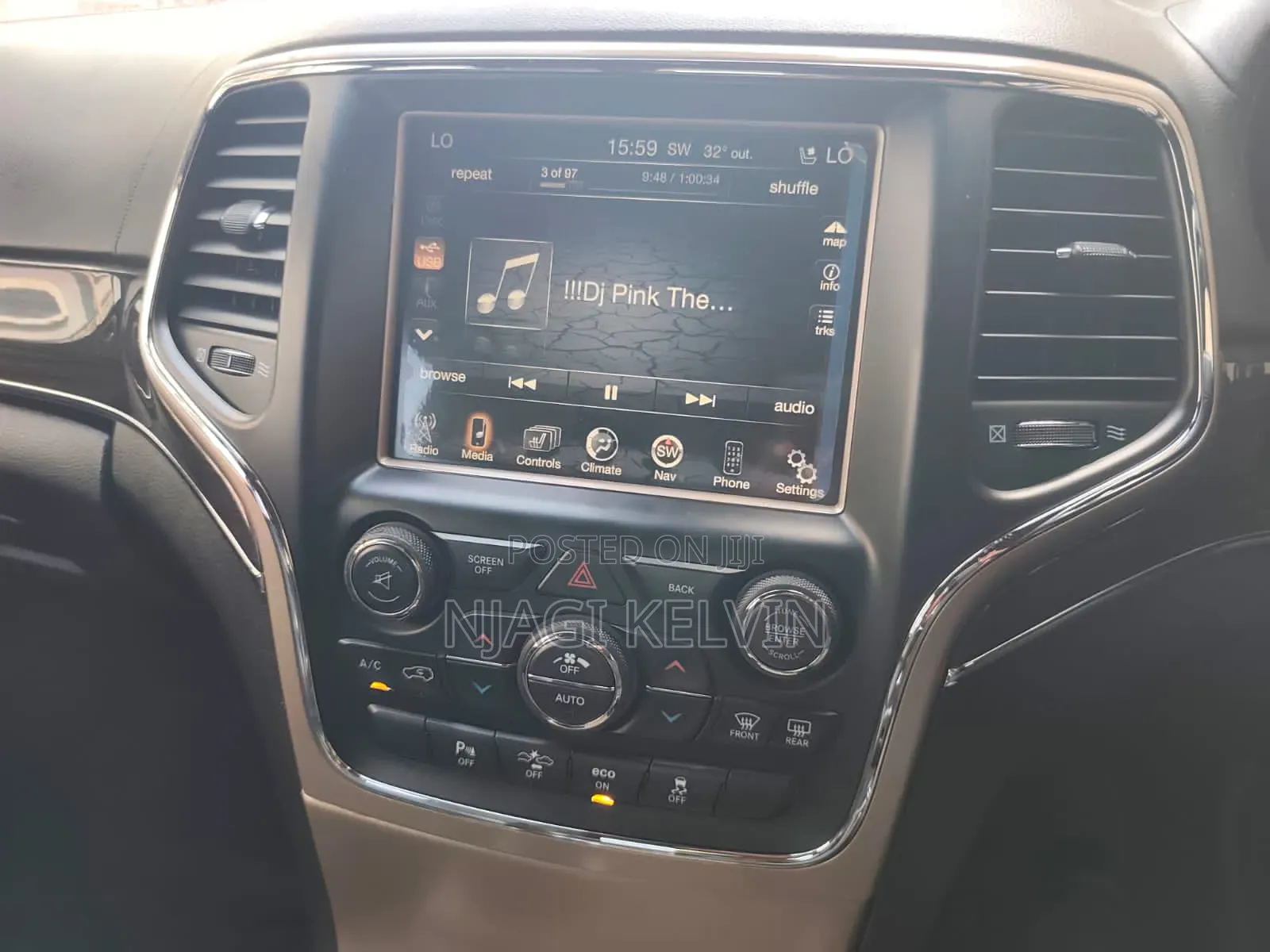 Jeep Grand Cherokee Overland 4dr 4x4 2016 Black