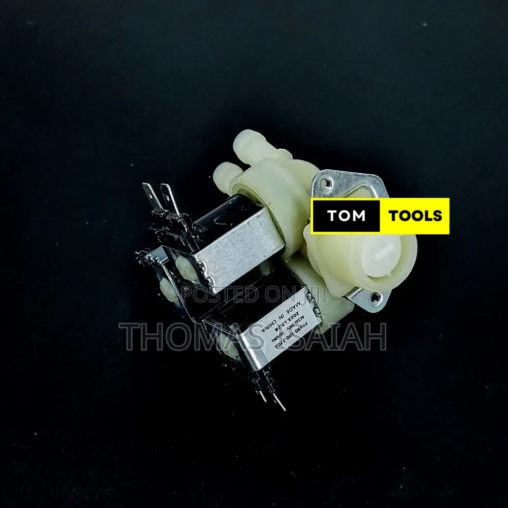 Standard 3 Way Washing Machine Water Inlet Electric Solenoid Valve