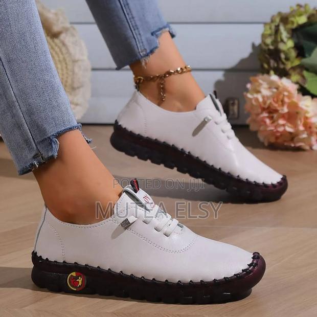Black,Red,White,Brawn,Grey Cream Soft Sole Ladies Sneakers - thumbnail 7