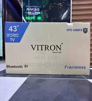 Bluetooth Enabled Vitron 43 Inch Smart Tv v/7