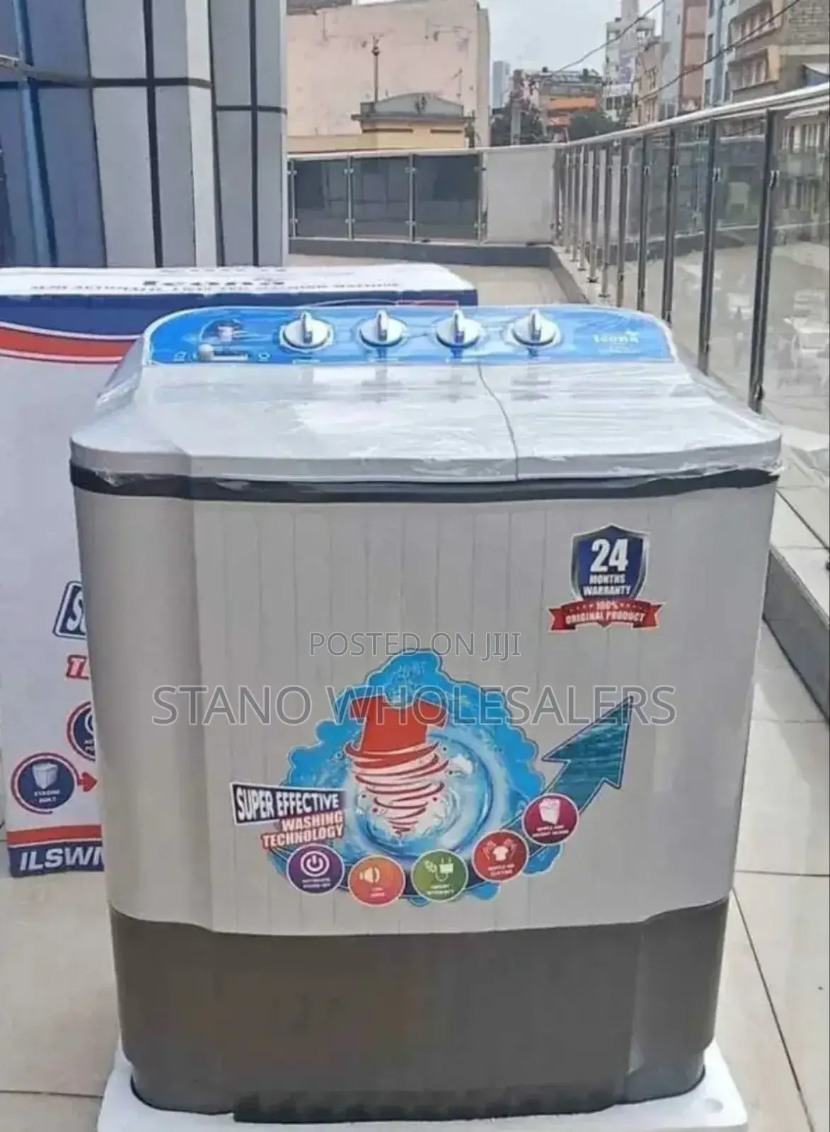 Icona 9.5 KGS Washing Machine Twin Tub W654