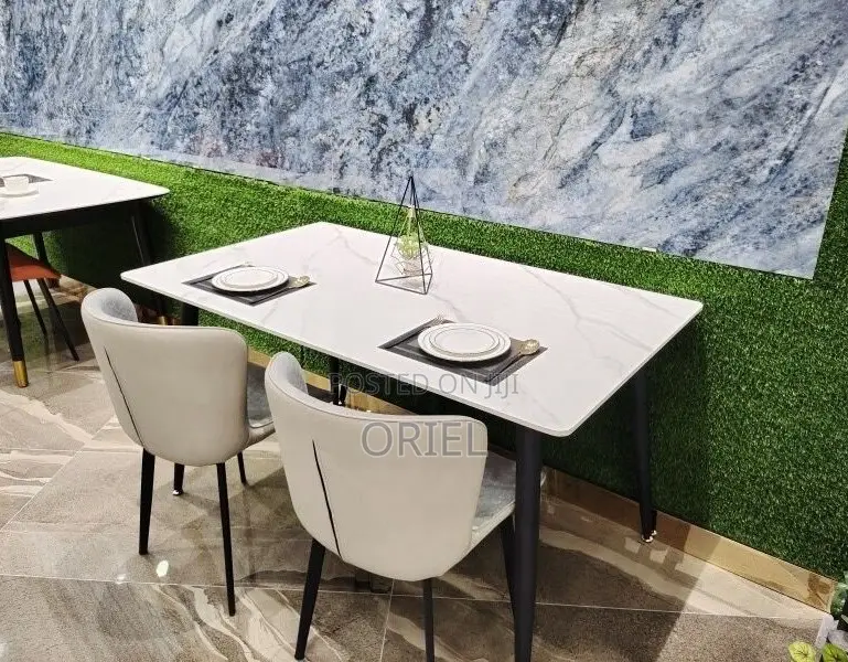 Home Dining Set; Modern Compact 4-Seater Dining Collection