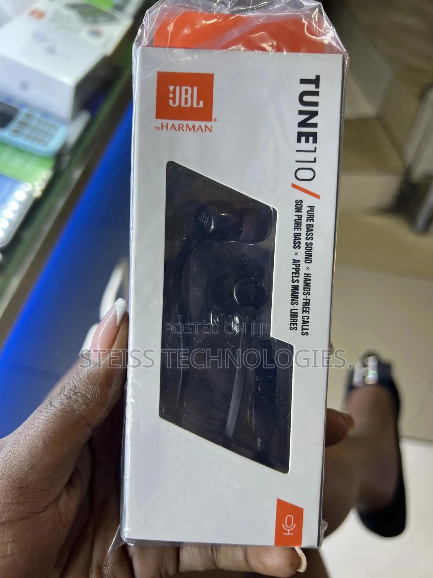 JBL Tune 110 Wired Headphones.