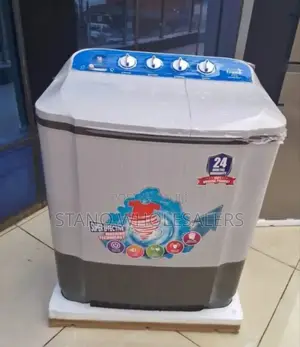 White Semi Automatic Icona Twin Tub Washing Machine 9.5 KGS