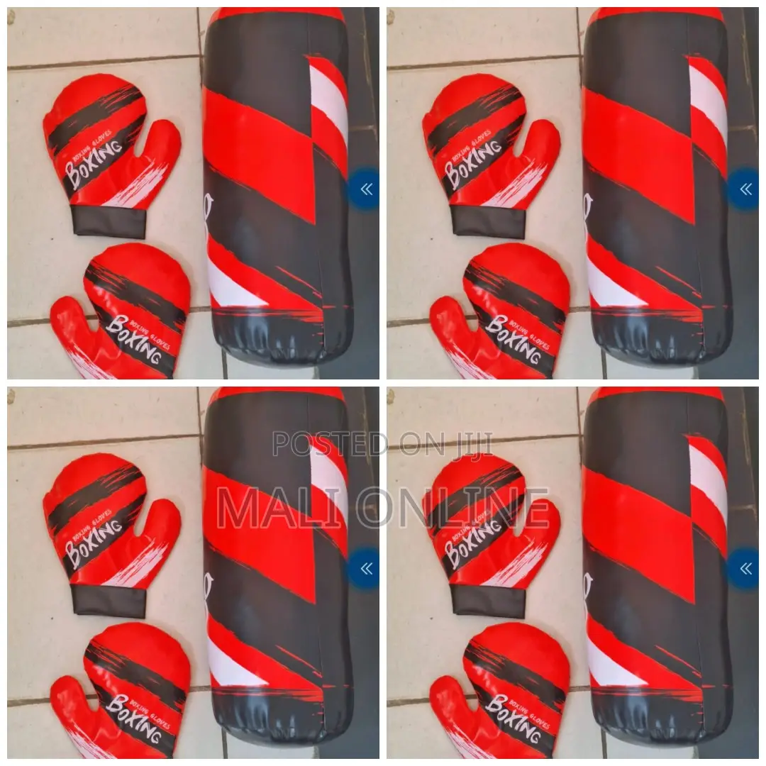 Kids Boxing Set With Punching Bag Gloves Durable Training Boxing Kit