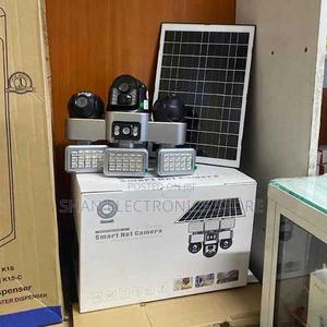 Smart Home Security 4g Wifi Solar-Powered Battery Floodlight PTZ Cam
