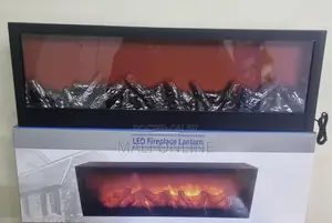 60cm Decorative Electric Fireplace Lantern – Usb Led Flame Effect
