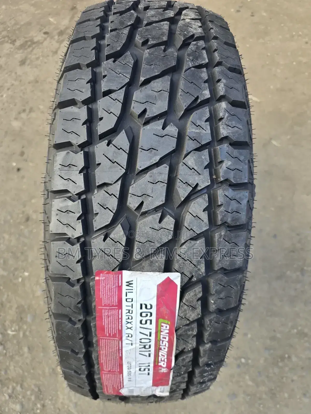 265 /70 R17 Landspider Tyres (All Terrein) Thailand.