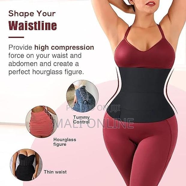 Slimming Belt Waist Trainer Sweat Sauna Belt Flat Tummy Body Shaper - main view