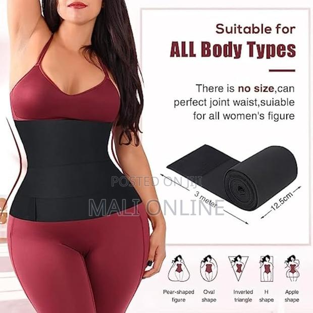 Slimming Belt Waist Trainer Sweat Sauna Belt Flat Tummy Body Shaper - thumbnail 2