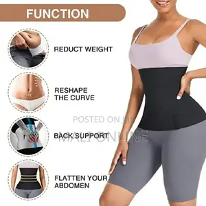 Slimming Belt Waist Trainer Sweat Sauna Belt Flat Tummy Body Shaper
