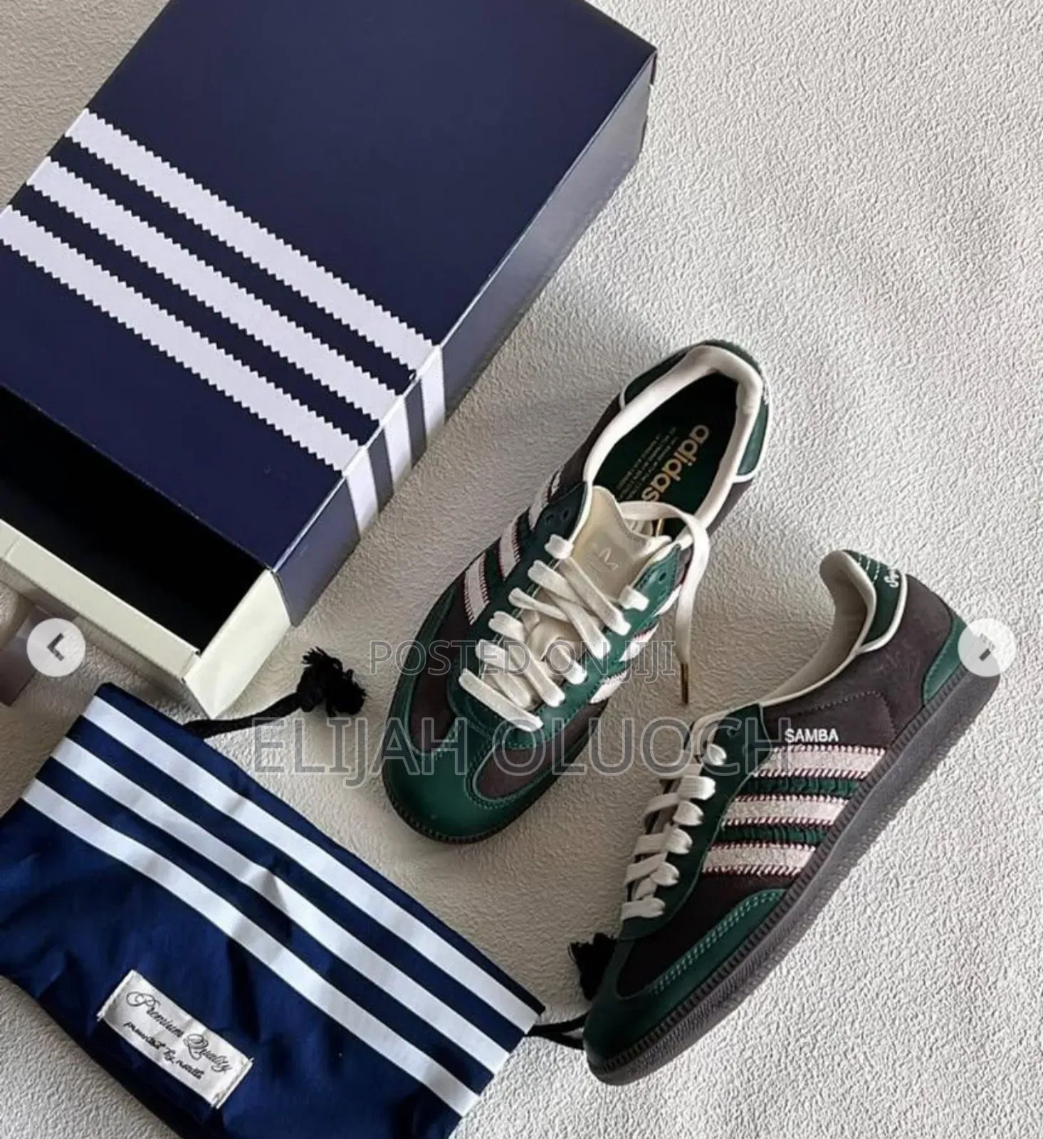Adidas Samba Og “Notile Brown Green “

Quality Leather 

Free Bag