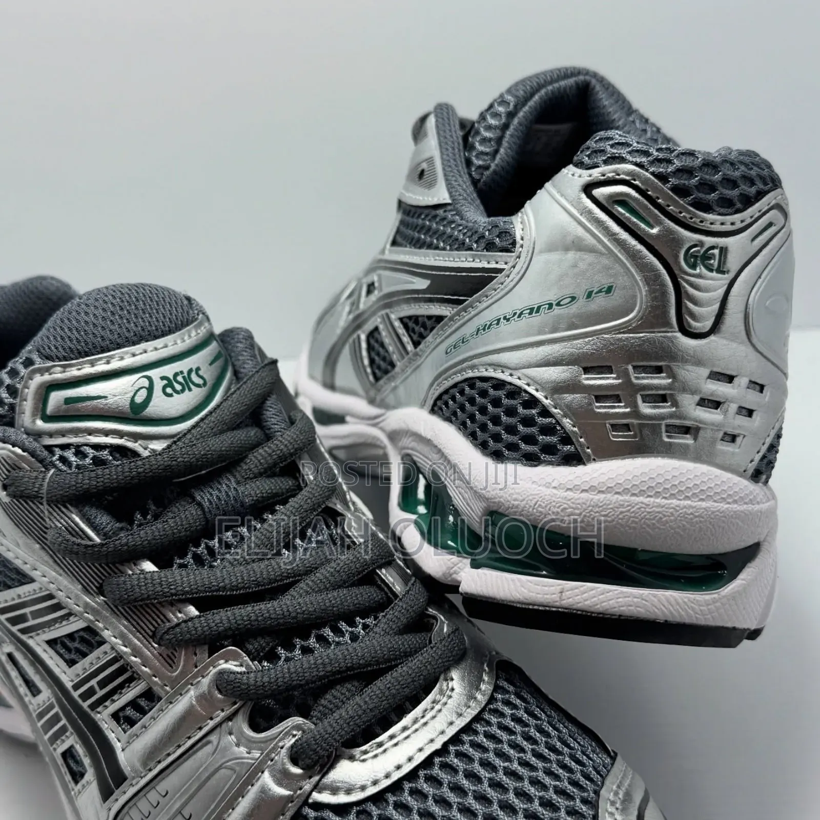 Asics Men's Gel-kayano 14 Metallic-silver And Grey Sneakers