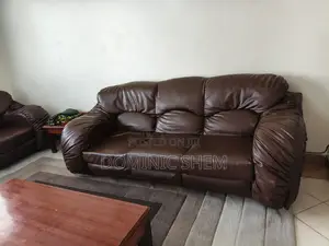 5 Seater Leather Sofa
