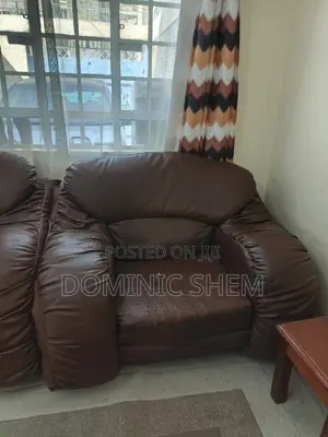 5 Seater Leather Sofa