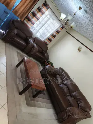 5 Seater Leather Sofa
