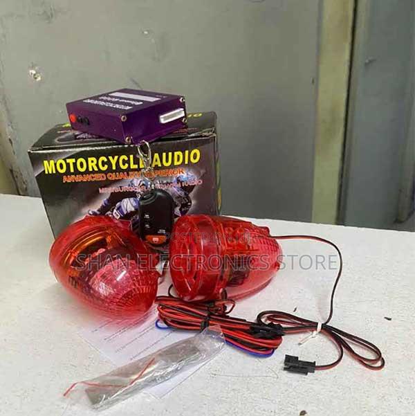 Professional Motorcycle Mp3 Player Handlebar Speaker Bluetooth Music - main view