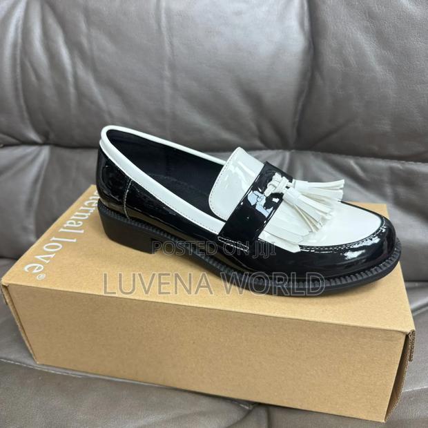 Black And Navy Eternal Love Brogues