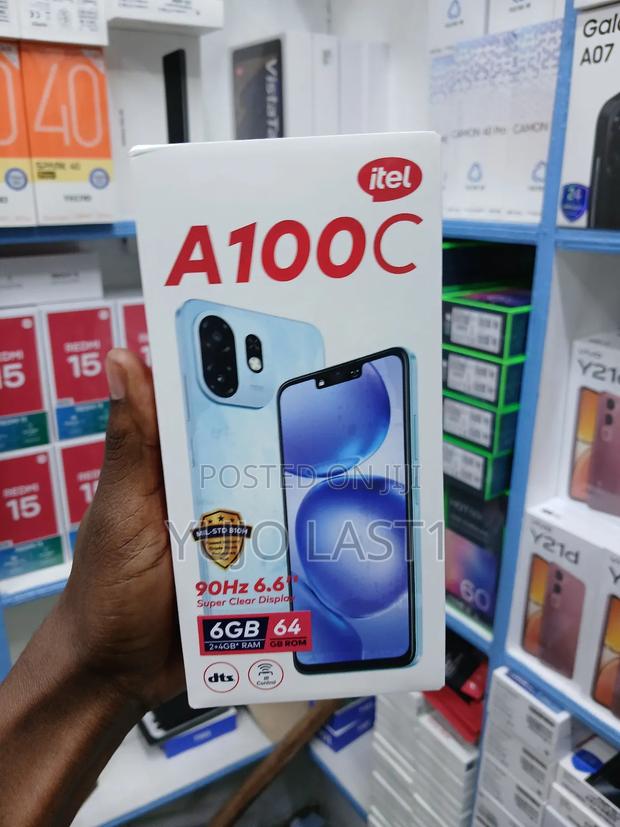 New Itel A100C 64 GB Black - main view