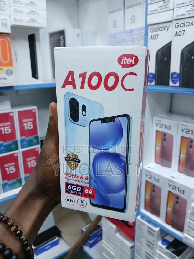 New Itel A100C 64 GB Black - thumbnail 4