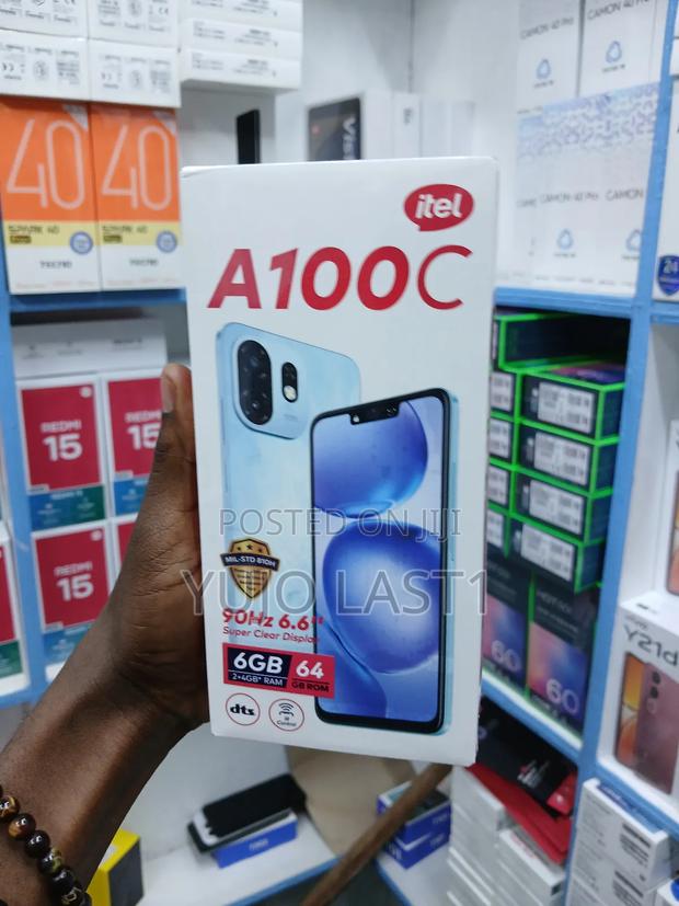 New Itel A100C 64 GB Black - thumbnail 5